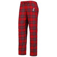 Women's Concepts Sport Red/Black Cincinnati Bearcats Badge T-Shirt & Flannel Pants Sleep Set