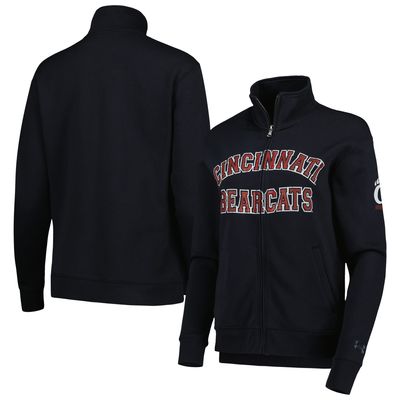 Women's Under Armour Black Cincinnati Bearcats All Day Full-Zip Jacket