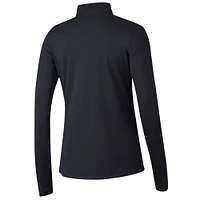 Women's Under Armour  Black Cincinnati Bearcats Tech Mesh Quarter-Zip Top