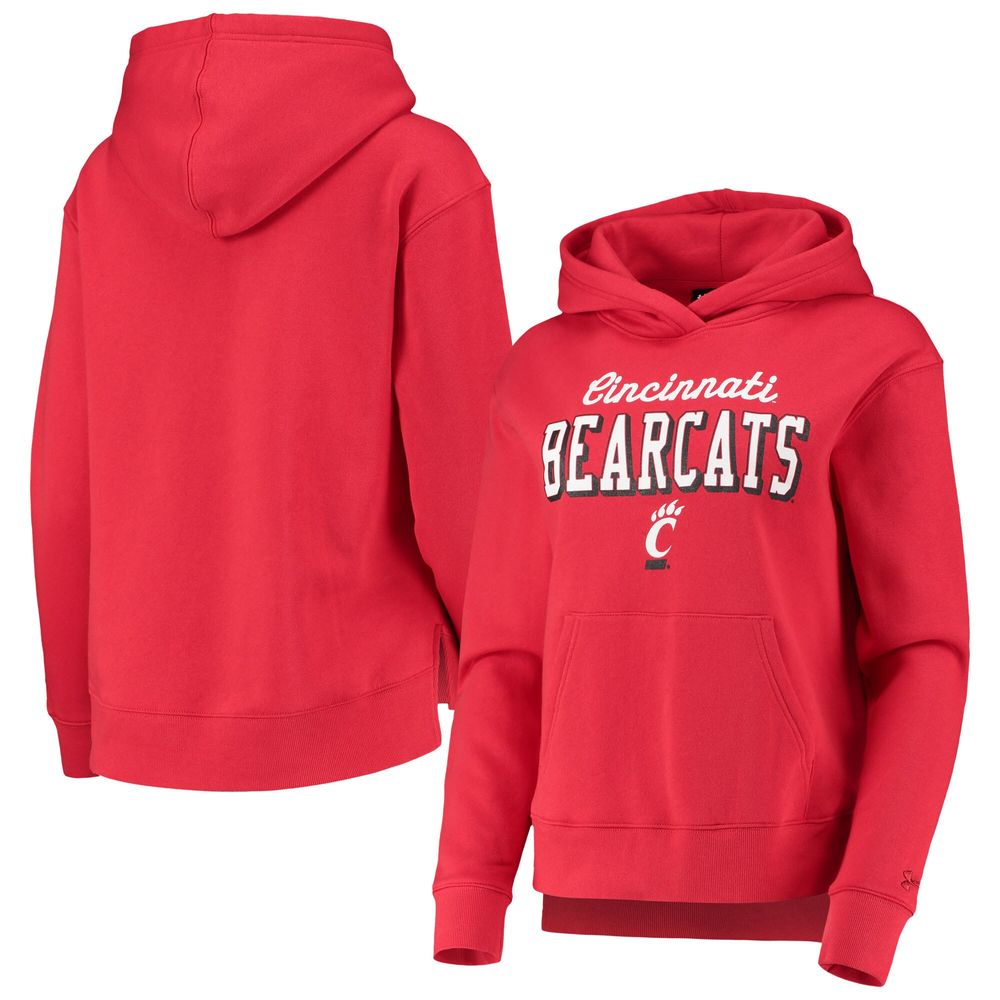 Women's Under Armour Red Cincinnati Bearcats Cincy All Day Fleece Pullover Hoodie