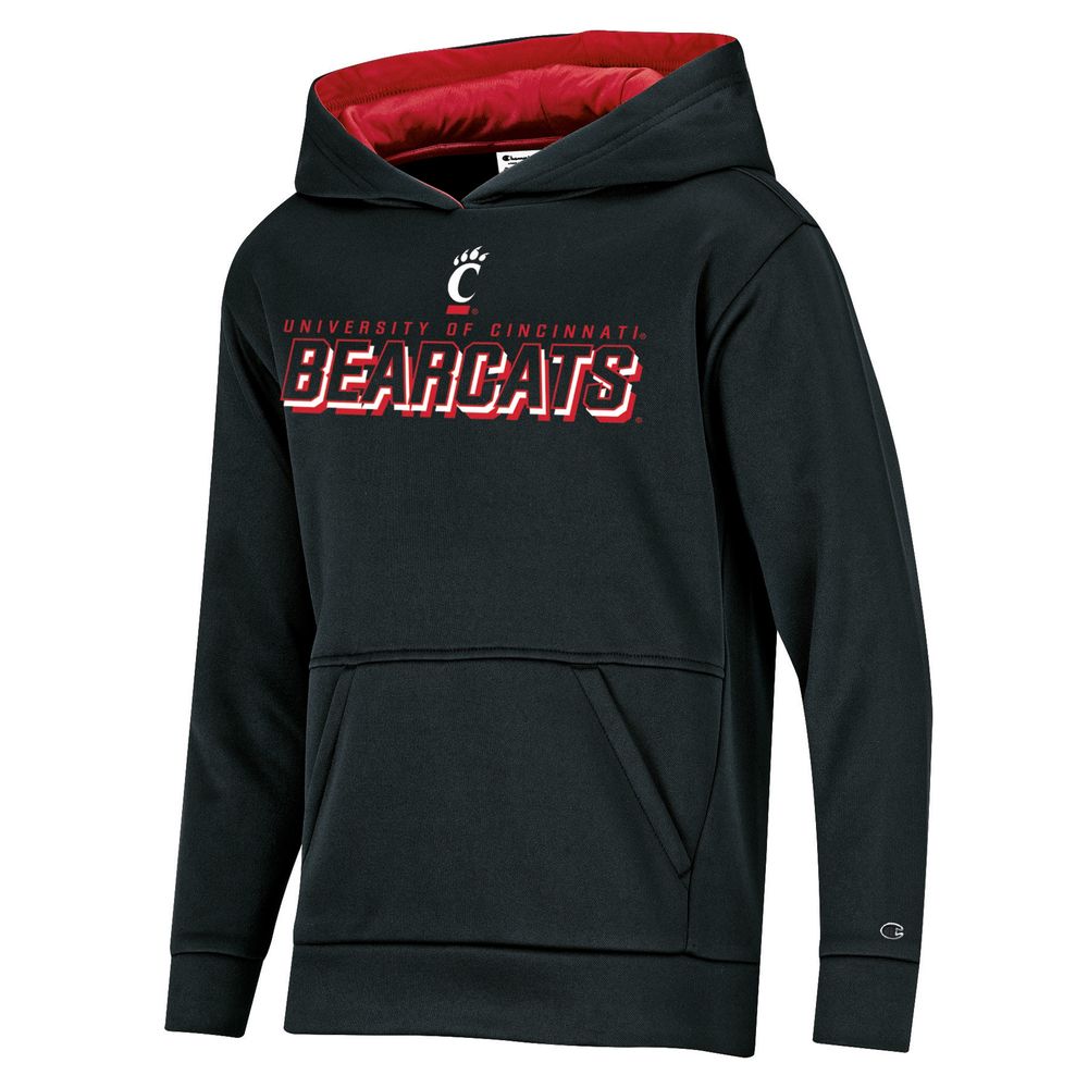 Youth Champion Black Cincinnati Bearcats Field Day Fast Logo Pullover Hoodie