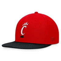 Youth Top of the World Red Cincinnati Bearcats Victory Maverick Snapback Hat