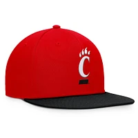 Youth Top of the World Red Cincinnati Bearcats Victory Maverick Snapback Hat