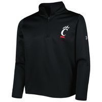 Youth Under Armour Black Cincinnati Bearcats Fleece Quarter-Zip Jacket