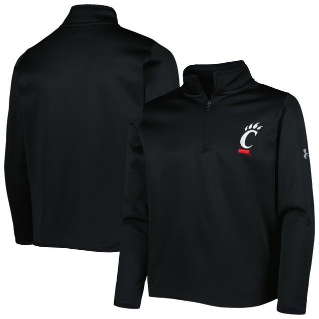 Under Armour Cincinnati Bearcats Fleece Quarter-Zip Jacket Noir pour enfant