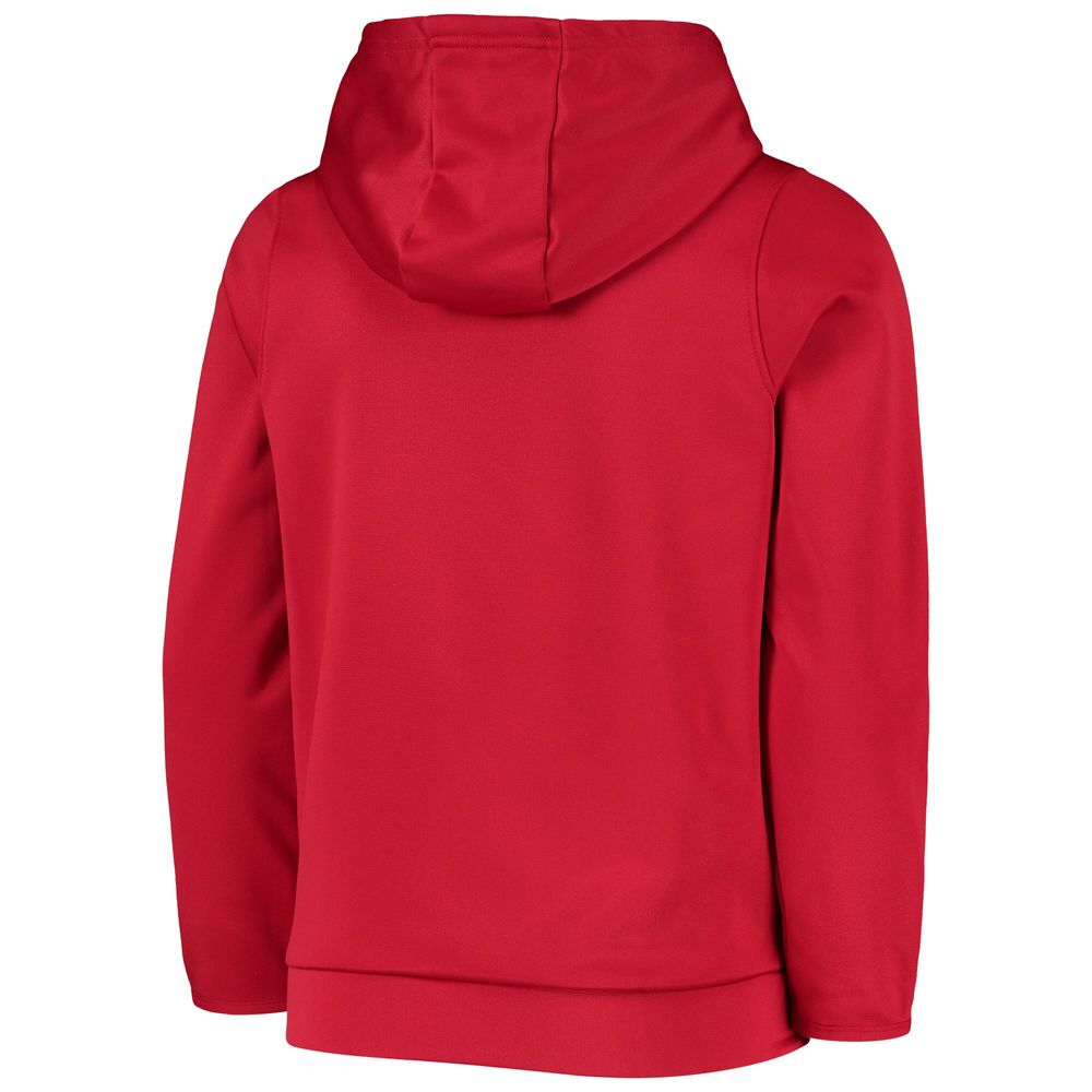 Youth Under Armour Red Cincinnati Bearcats Logo Pullover Hoodie