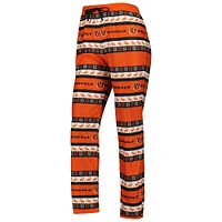 Women's FOCO Black Cincinnati Bengals Wordmark Ugly Pajama Set