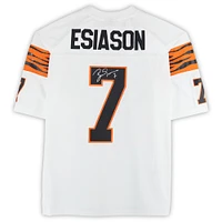 Maillot blanc dédicacé Mitchell & Ness Legacy des Bengals de Cincinnati par Boomer Esiason