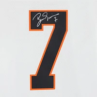 Maillot blanc dédicacé Mitchell & Ness Legacy des Bengals de Cincinnati par Boomer Esiason