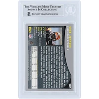 Carte de recrue authentifiée autographiée par les fans de Beckett de la collection Topps 2001 de Chad Johnson Cincinnati Bengals #340
