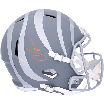 Chad Johnson Cincinnati Bengals Autographed Riddell Slate Speed Replica Helmet