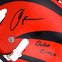 Chad Johnson Cincinnati Bengals Autographed Riddell Speed Replica Helmet with “Ocho Cinco” Inscription