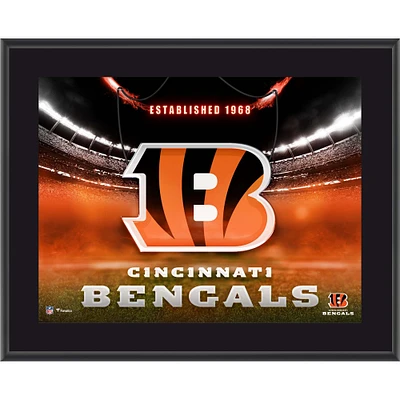 Cincinnati Bengals 10.5" x 13" Horizontal Team Logo Sublimated Plaque