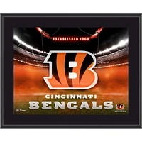 Cincinnati Bengals 10.5" x 13" Horizontal Team Logo Sublimated Plaque