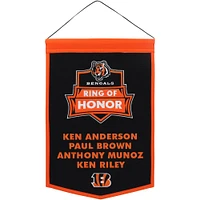 Cincinnati Bengals 12'' x 18'' Ring of Honor Honorees Traditions Banner