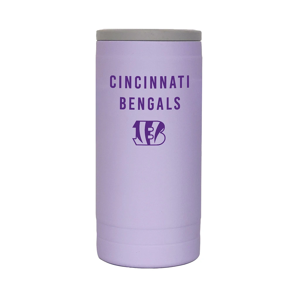 Cincinnati Bengals 12oz. Lavender Soft Touch Slim Coolie