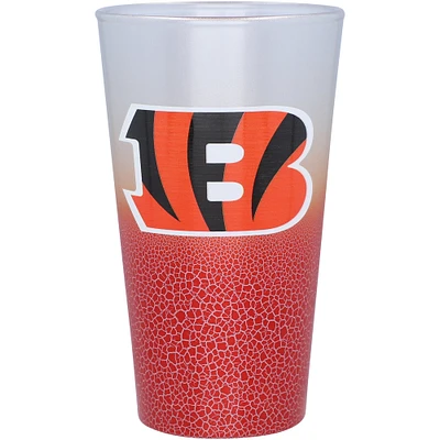 Cincinnati Bengals 16oz. Crackle Pint Glass