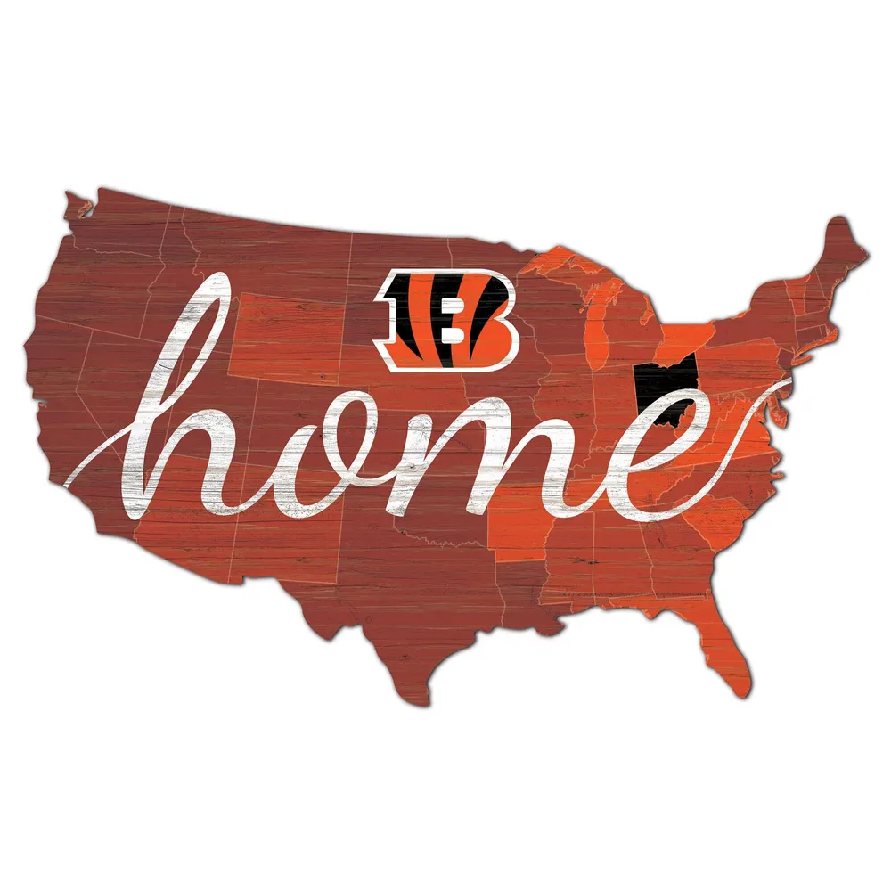 Fan Creations NFL Authentic Helmet Cutout Home Sign Cincinnati Bengals