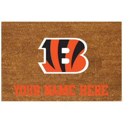 Cincinnati Bengals 19.5'' x 29.5'' Personalized Door Mat