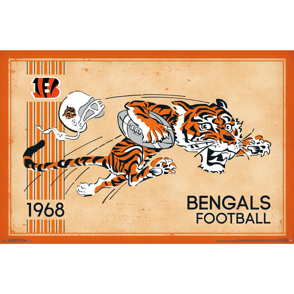 1968 Cincinnati Bengals Artwork: Hat