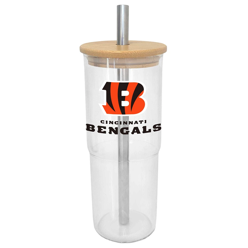 Cincinnati Bengals 24oz. Glass Tumbler