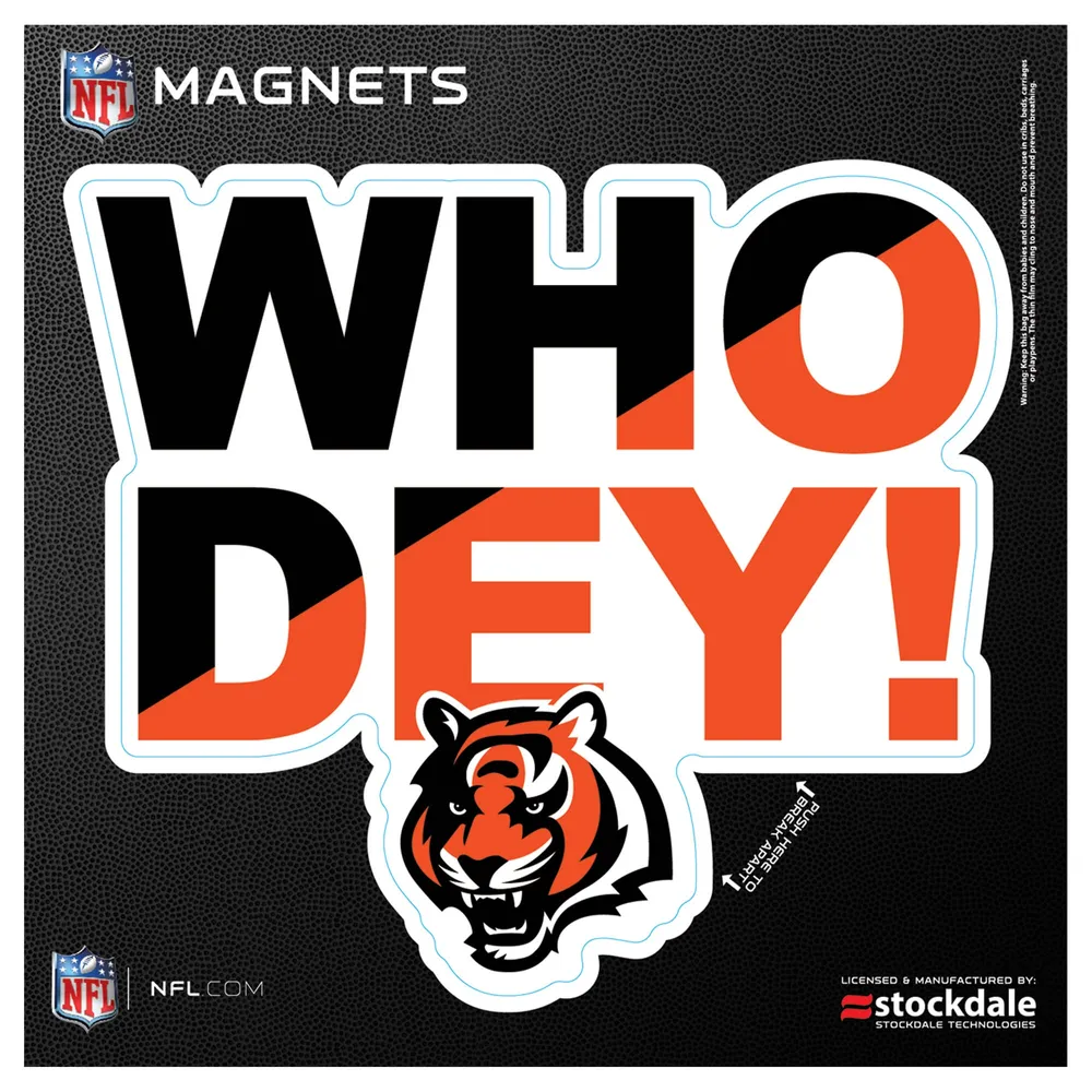 Cincinnati Bengals Car Magnet Helmet Logo