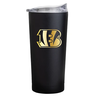 Cincinnati Bengals Black Foil 20oz. Powder Coat Tumbler