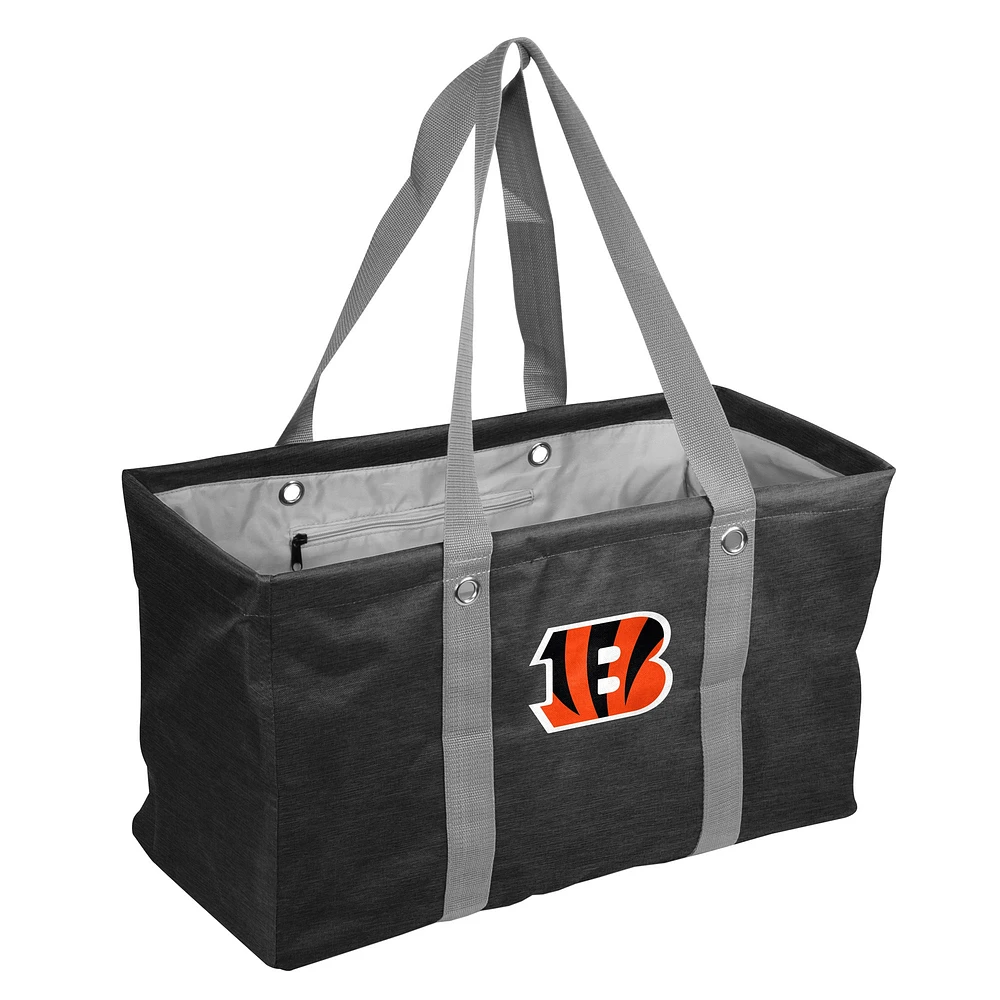 Cincinnati Bengals Crosshatch Picnic Caddy Tote Bag