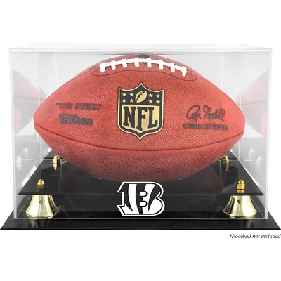 Vitrine de présentation du logo de l'équipe de football Golden Classic des Bengals de Cincinnati