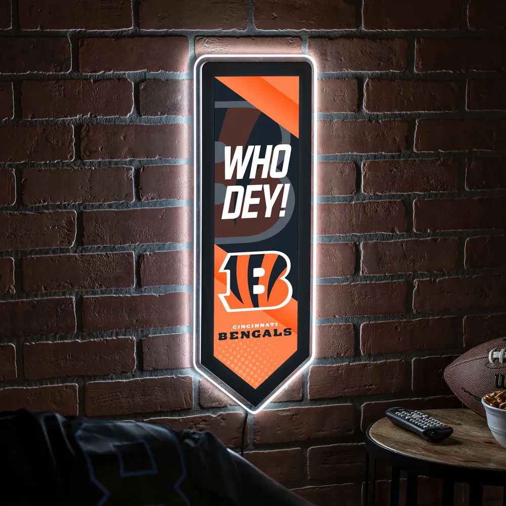 Cincinnati Bengals 23 LED Retro Logo Round Wall Sign