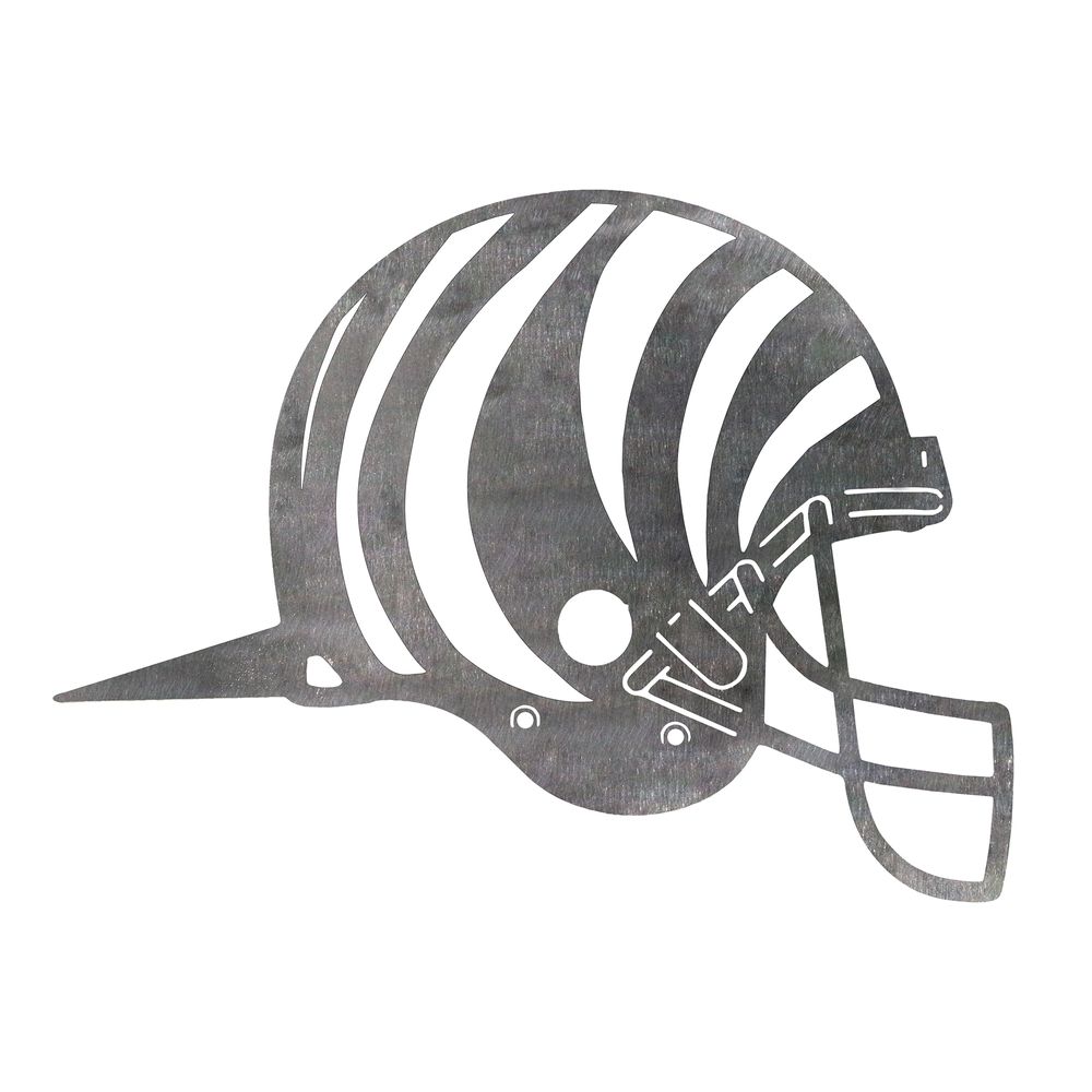 Cincinnati Bengals Metal Garden Art Helmet Spike