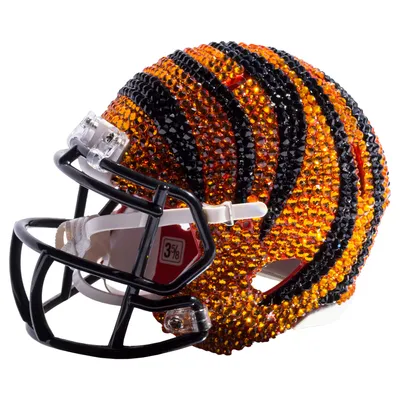 Cincinnati Bengals Swarovski Crystal Mini Football Helmet