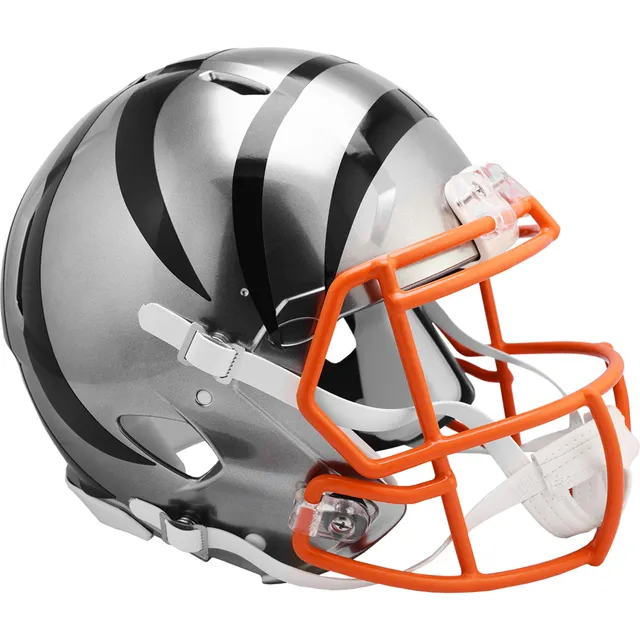 Riddell Cincinnati Bengals Flat White Alternate Revolution Speed Mini  Football Helmet