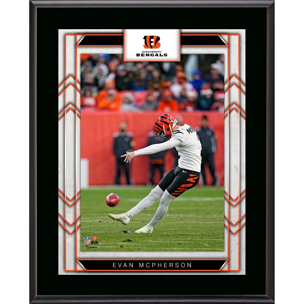 Evan McPherson Cincinnati Bengals Framed 10.5" x 13" Sublimated Player Plaque