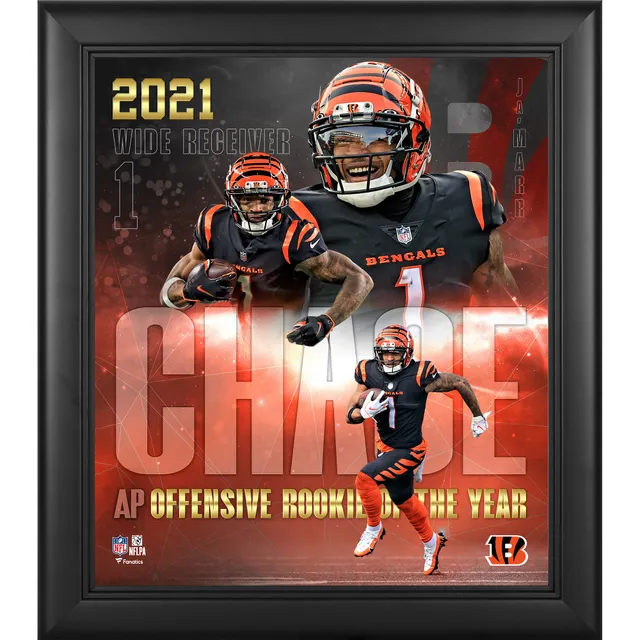 Highland Mint Joe Burrow Cincinnati Bengals 13'' x 13'' Impact