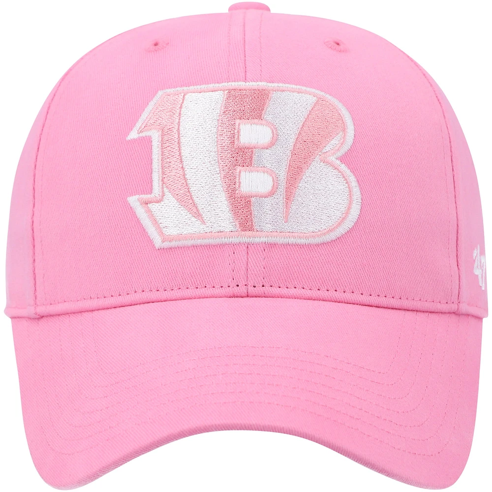 Casquette ajustable rose MVP des Bengals de Cincinnati pour jeune fille '47