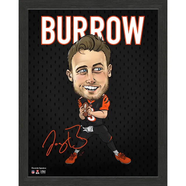 : Framed Joe Burrow Ja'Marr Chase Dual Facsimile Laser