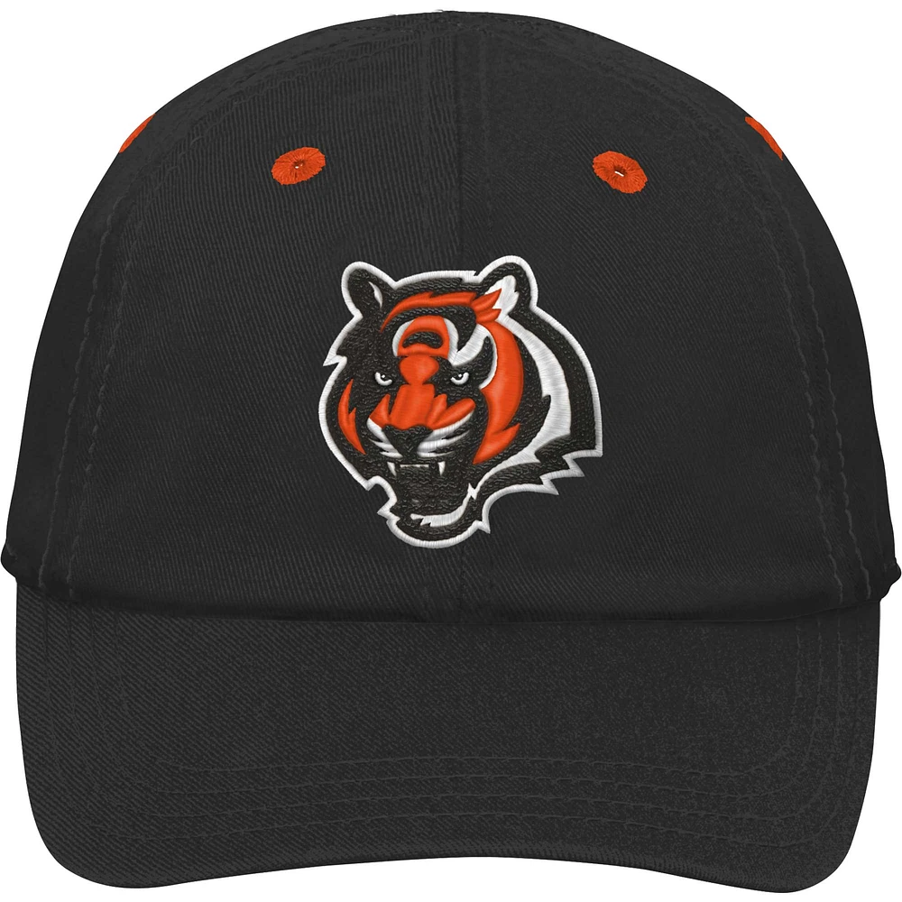 Casquette noire souple Cincinnati Bengals Team pour bébé