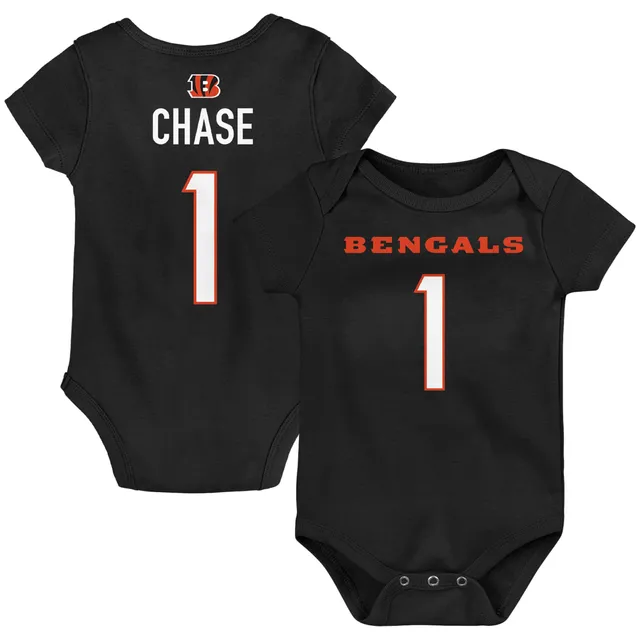 Men's Nike Ja'Marr Chase Orange Cincinnati Bengals Player Name