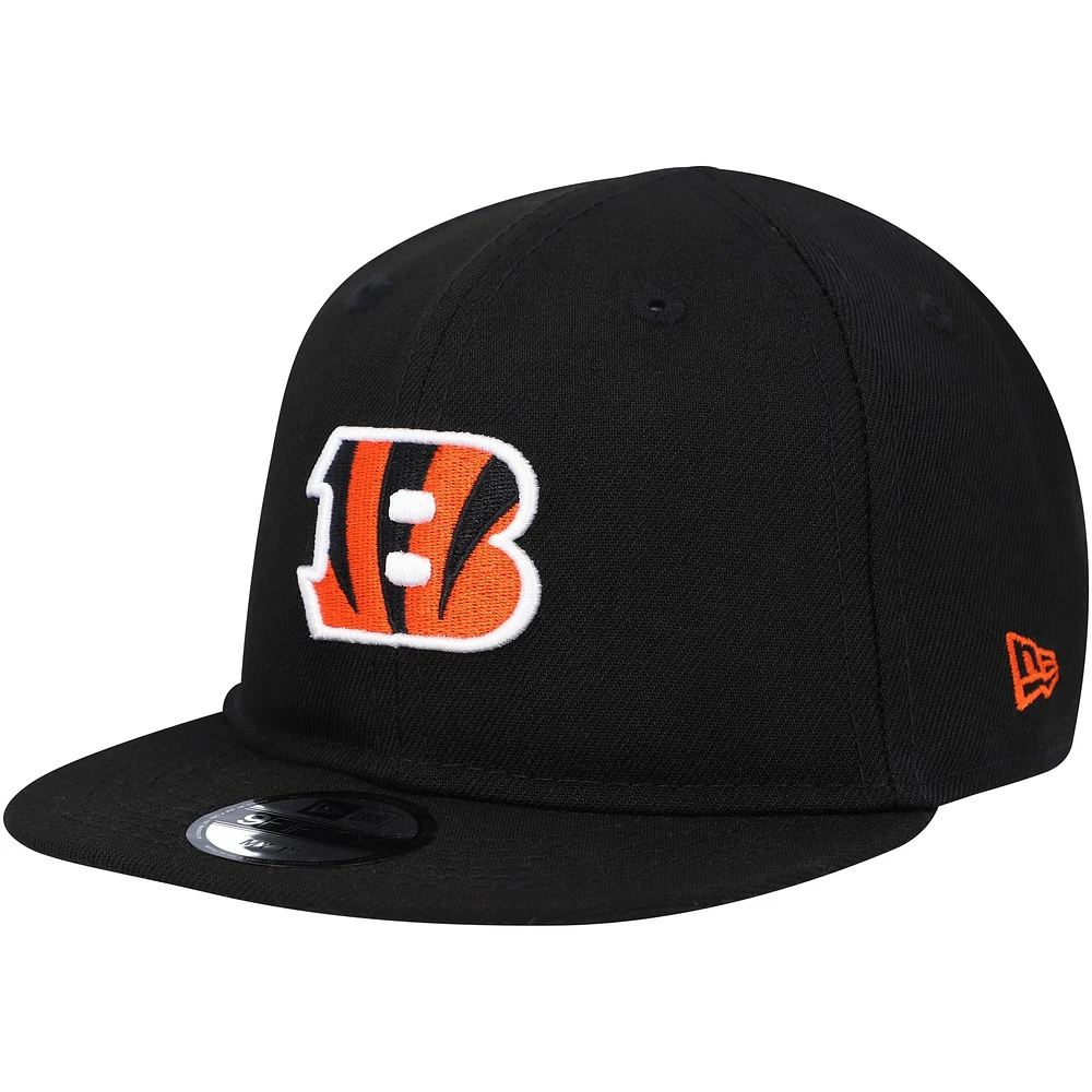 Casquette ajustable My 1st 9FIFTY des Bengals de Cincinnati New Era noire pour bébé