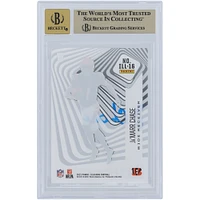 Ja'Marr Chase Cincinnati Bengals Carte de recrue autographiée 2021 Panini Illusions Illusionists #Ill-16 Beckett Fanatics Witnessed Authenticated 9.5/10 Rookie