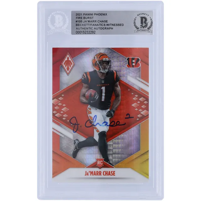 Ja'Marr Chase Cincinnati Bengals Autographed Fanatics Authentic