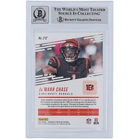 Carte de recrue Panini Prestige 2021 #212 autographiée par Ja'Marr Chase Cincinnati Bengals, fanatiques de Beckett, authentifiée, 9/10