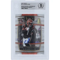 Carte de recrue authentifiée signée Ja'Marr Chase Cincinnati Bengals 2021 Panini Select Concourse #47 Beckett Fanatics