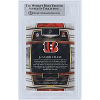 Carte de recrue authentifiée signée Ja'Marr Chase Cincinnati Bengals 2021 Panini Select Concourse #47 Beckett Fanatics