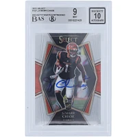 Carte de recrue 9/10 authentifiée 2021 Panini Select #147 Beckett Fanatics Witnessed Ja'Marr Chase Cincinnati Bengals
