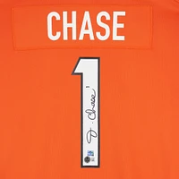 Ja'Marr Chase Cincinnati Bengals Autographed Nike Orange Limited Jersey 