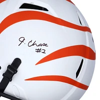 Casque authentique Riddell Lunar Eclipse Alternate Speed ​​autographié par Ja'Marr Chase des Bengals de Cincinnati