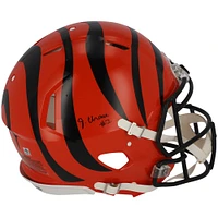 Casque authentique Riddell Speed ​​autographié par Ja'Marr Chase des Cincinnati Bengals
