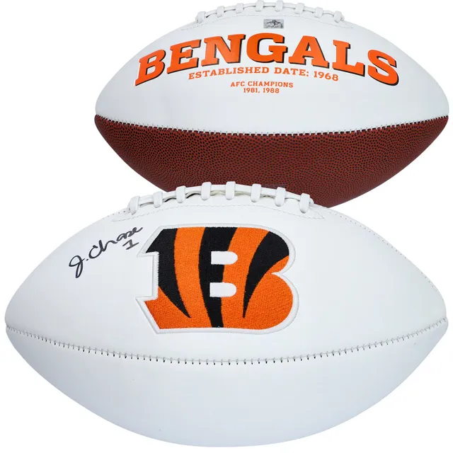 Ja'Marr Chase Cincinnati Bengals Signed Orange Alternate Nike Game